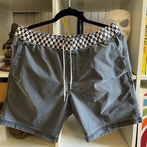 CYA Board Shorts surf Size L surf. Used - flaws in fabric see photos. As is.